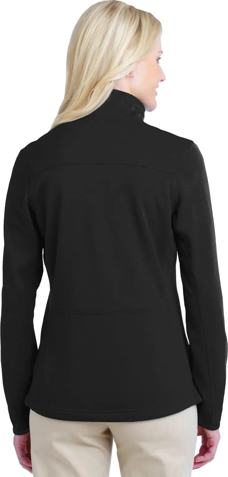 Port Authority L222 Women’s Pique Fleece Jacket - Black