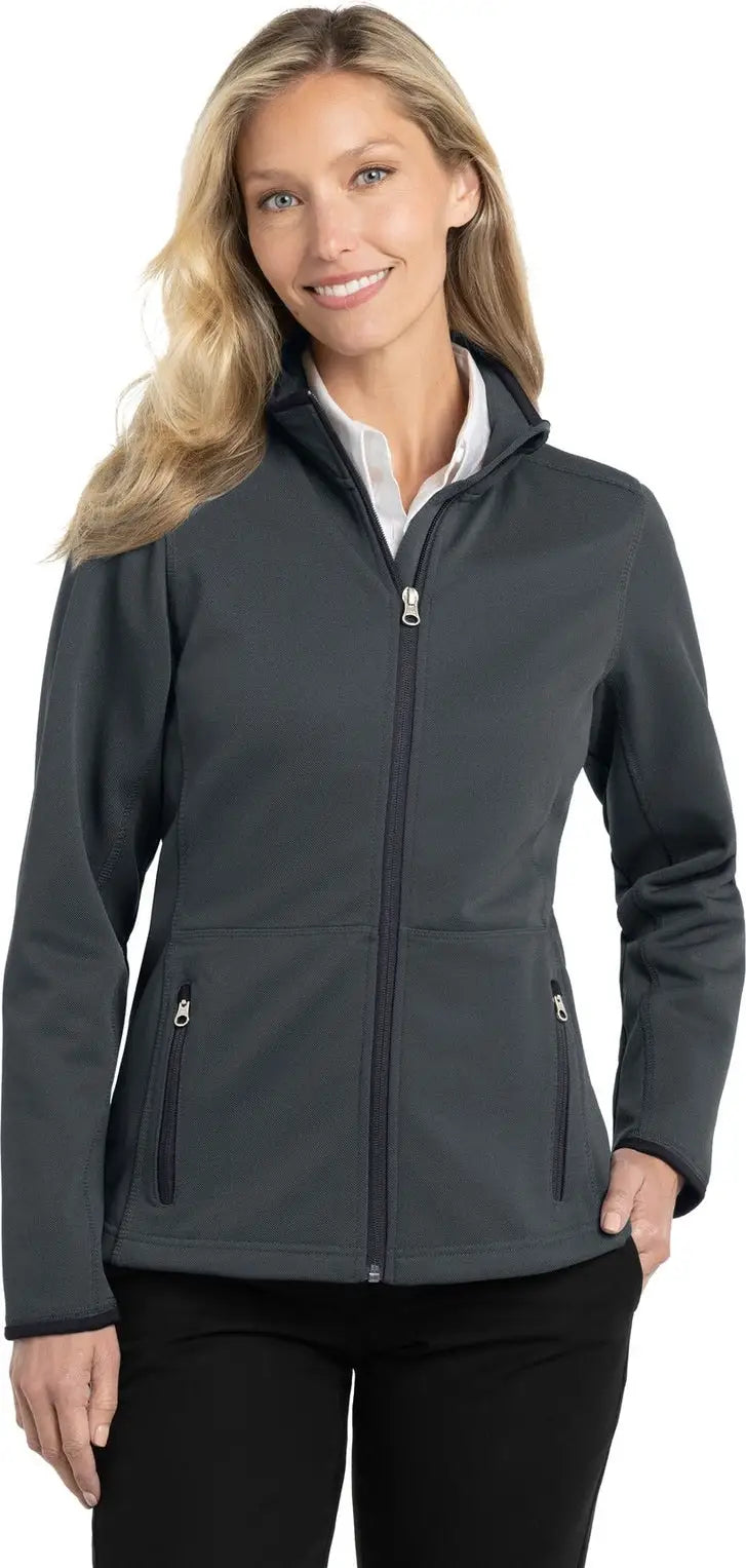 Port Authority L222 Women’s Pique Fleece Jacket - Graphite