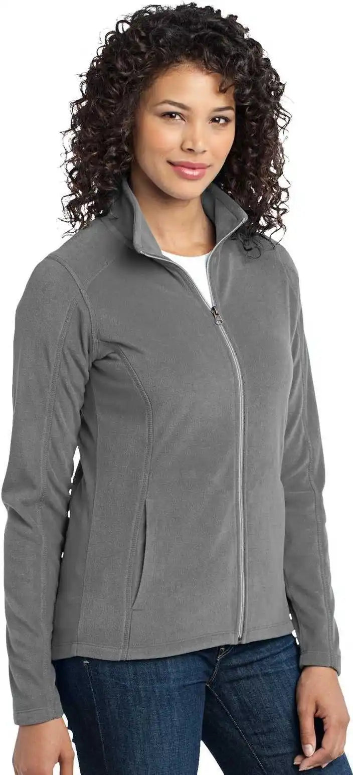 Port Authority L223 Ladies Microfleece Jacket Pearl Gray