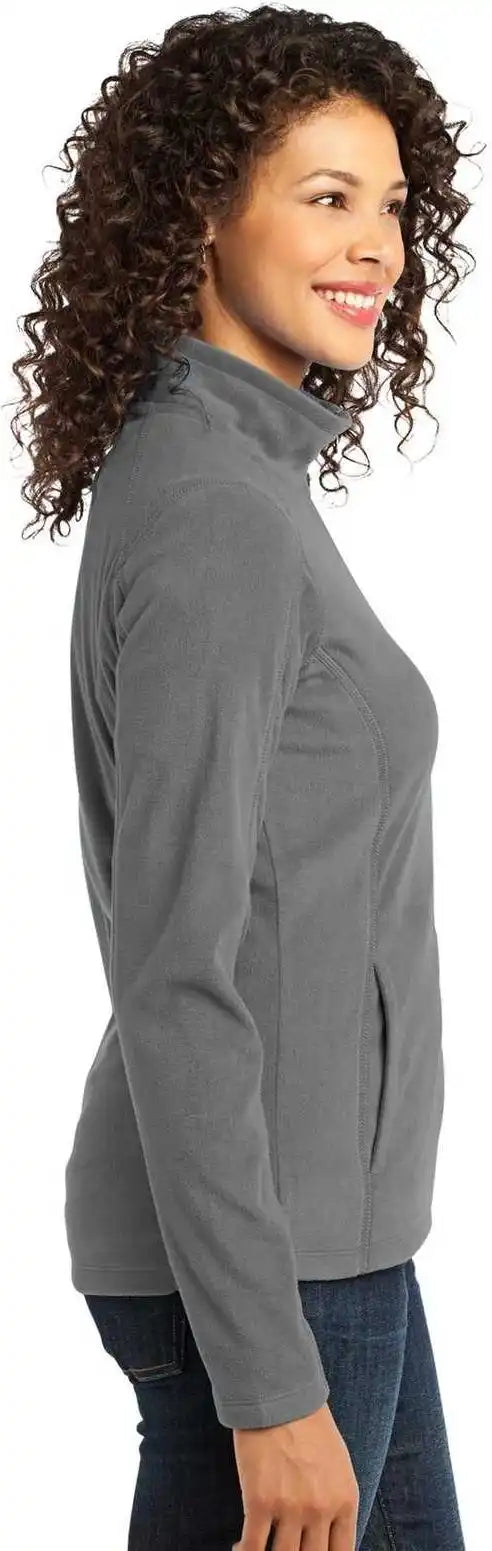 Port Authority L223 Ladies Microfleece Jacket Pearl Gray
