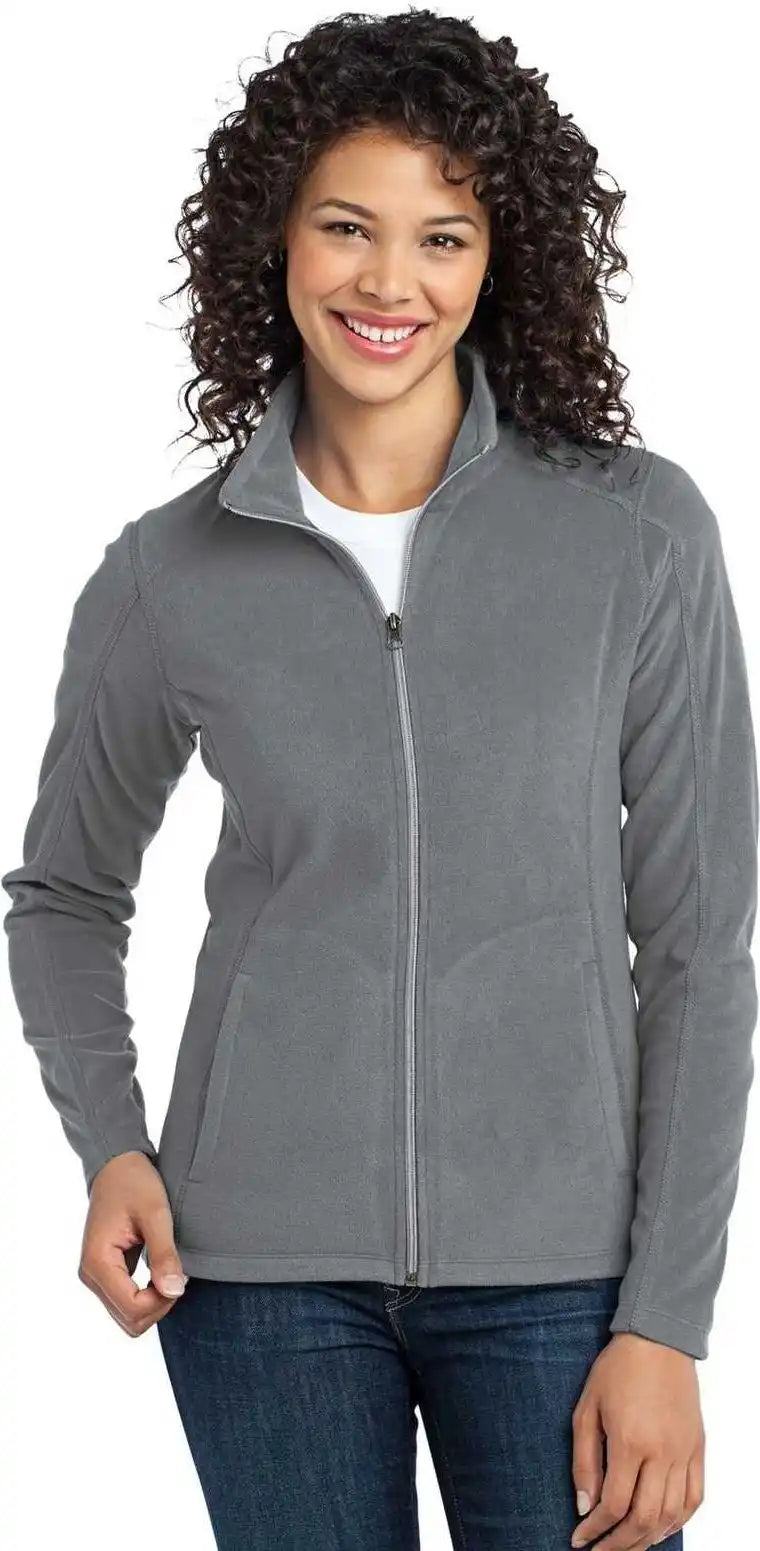 Port Authority L223 Ladies Microfleece Jacket Pearl Gray