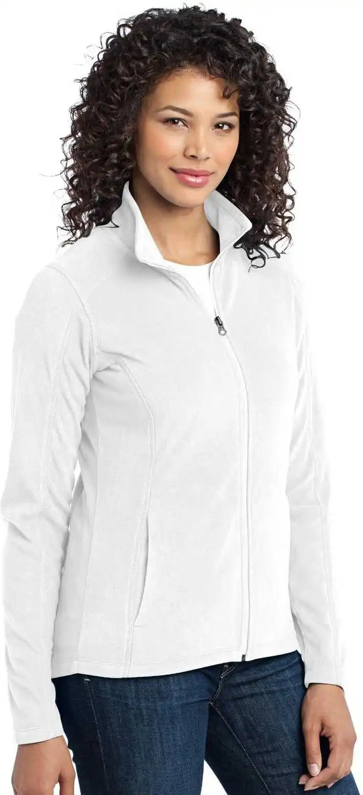 Port Authority L223 Ladies Microfleece Jacket - White