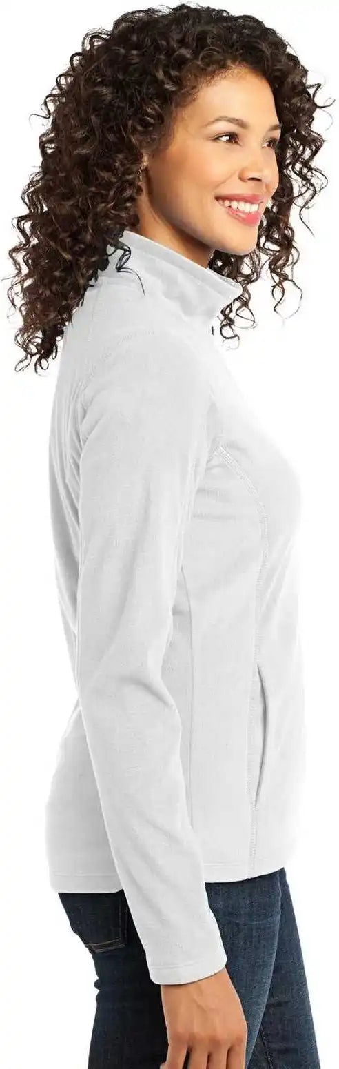 Port Authority L223 Ladies Microfleece Jacket - White