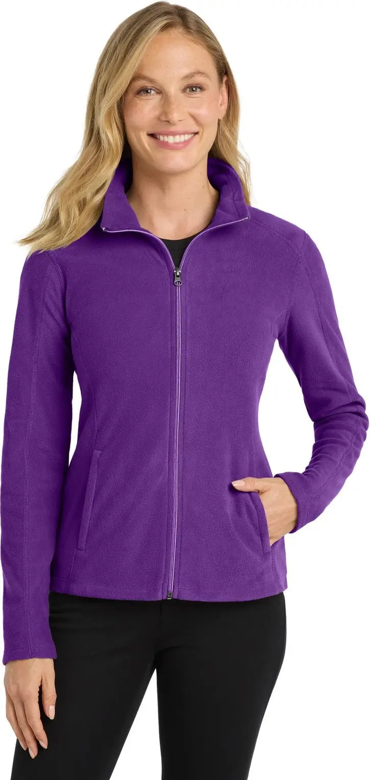 Port Authority L223 Women’s Microfleece Jacket - Amethyst Purple - Ladies Xs