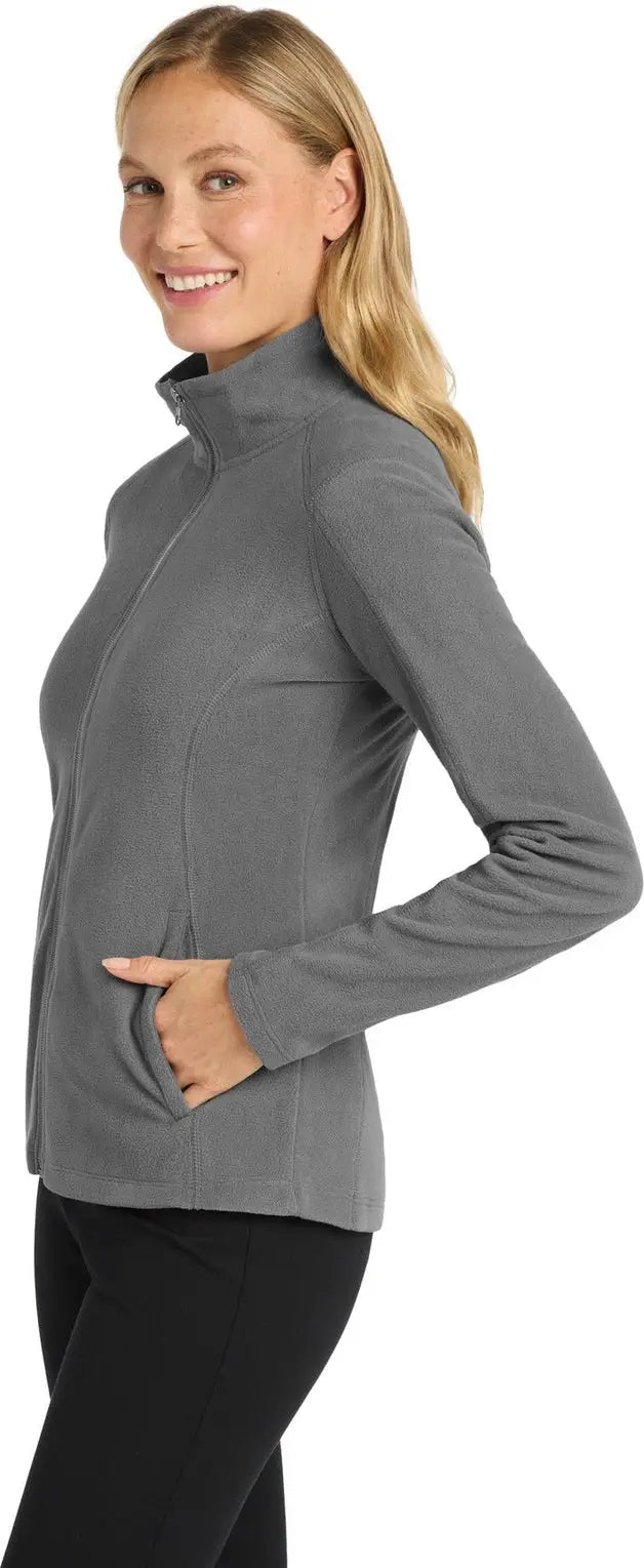 Port Authority L223 Women’s Microfleece Jacket - Pearl Gray