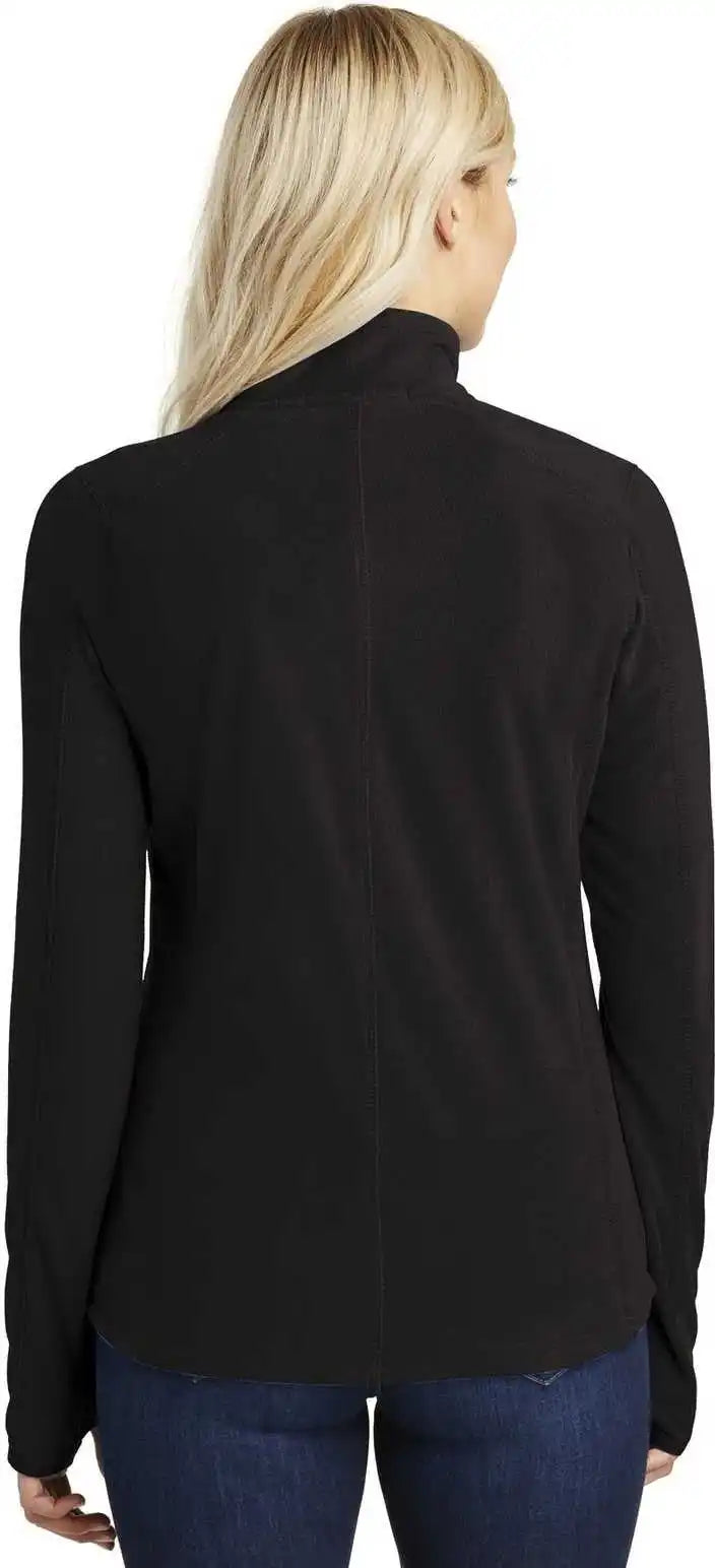 Port Authority L224 Ladies Microfleece 1/2-zip Pullover - Black