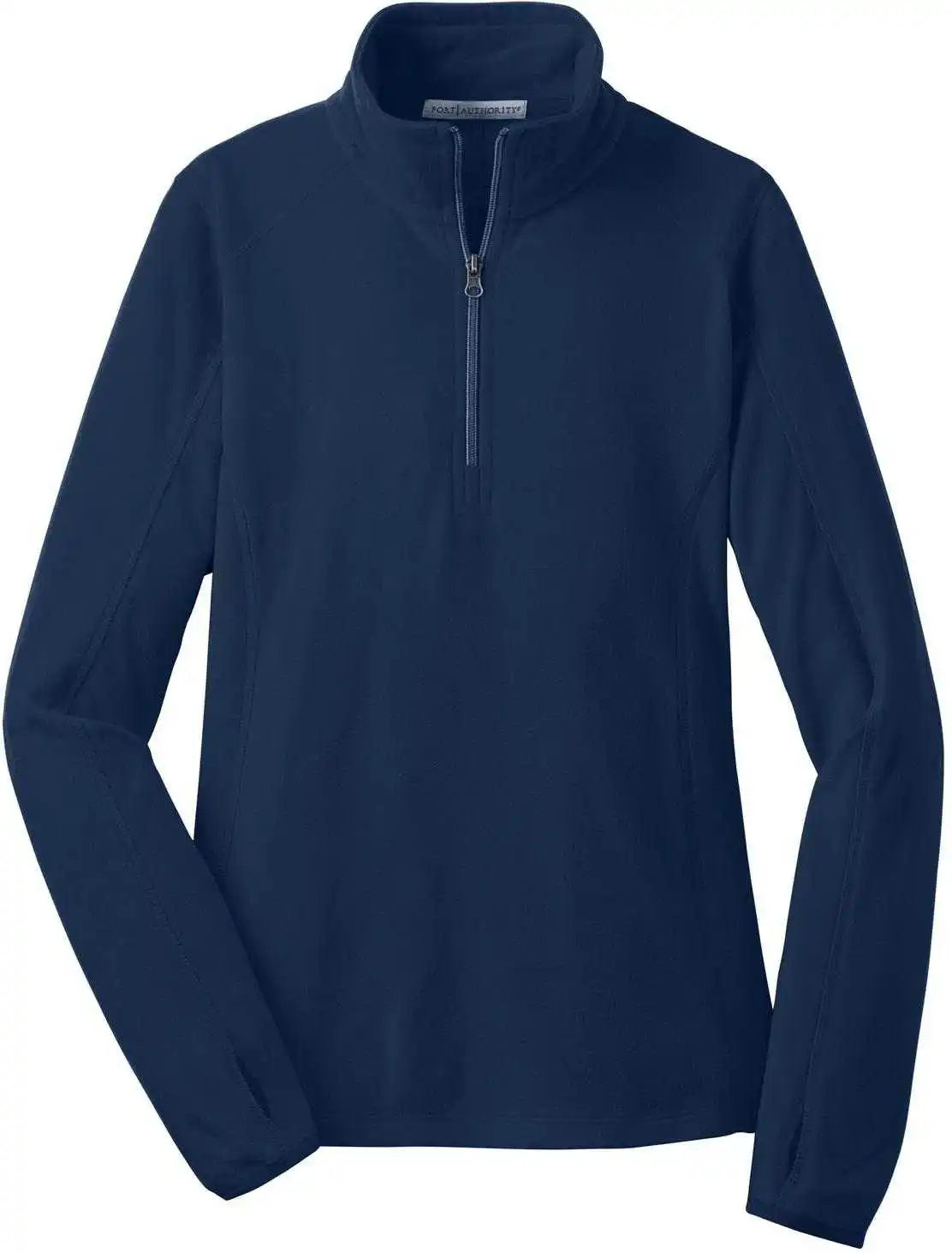 Port Authority L224 Ladies Microfleece 1/2 Zip Pullover True Navy