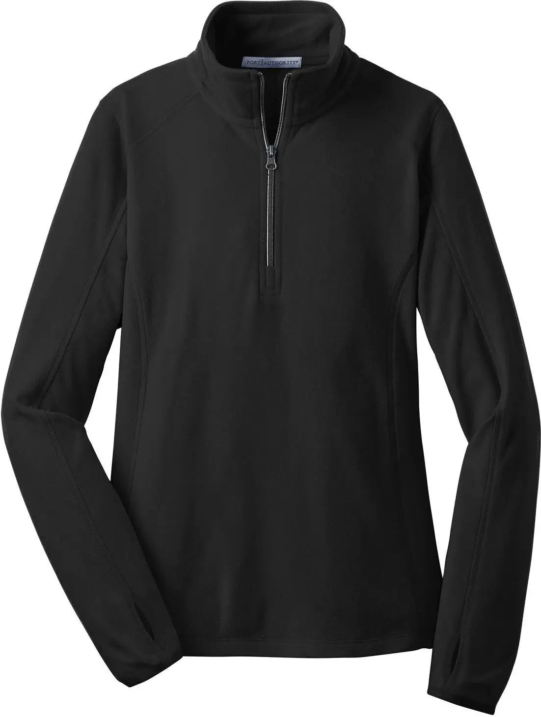 Port Authority L224 Women’s Microfleece 1/2-zip Pullover - Black