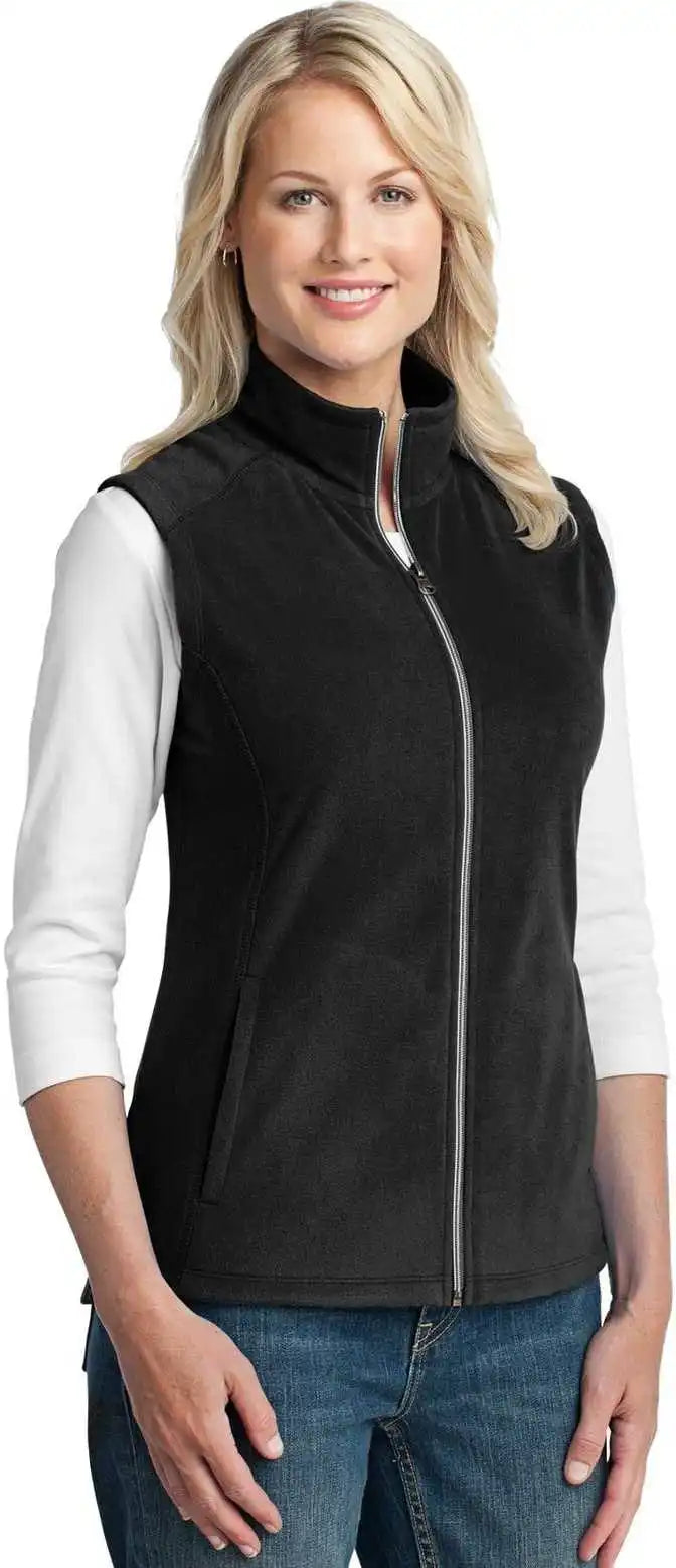 Port Authority L226 Ladies Microfleece Vest Black