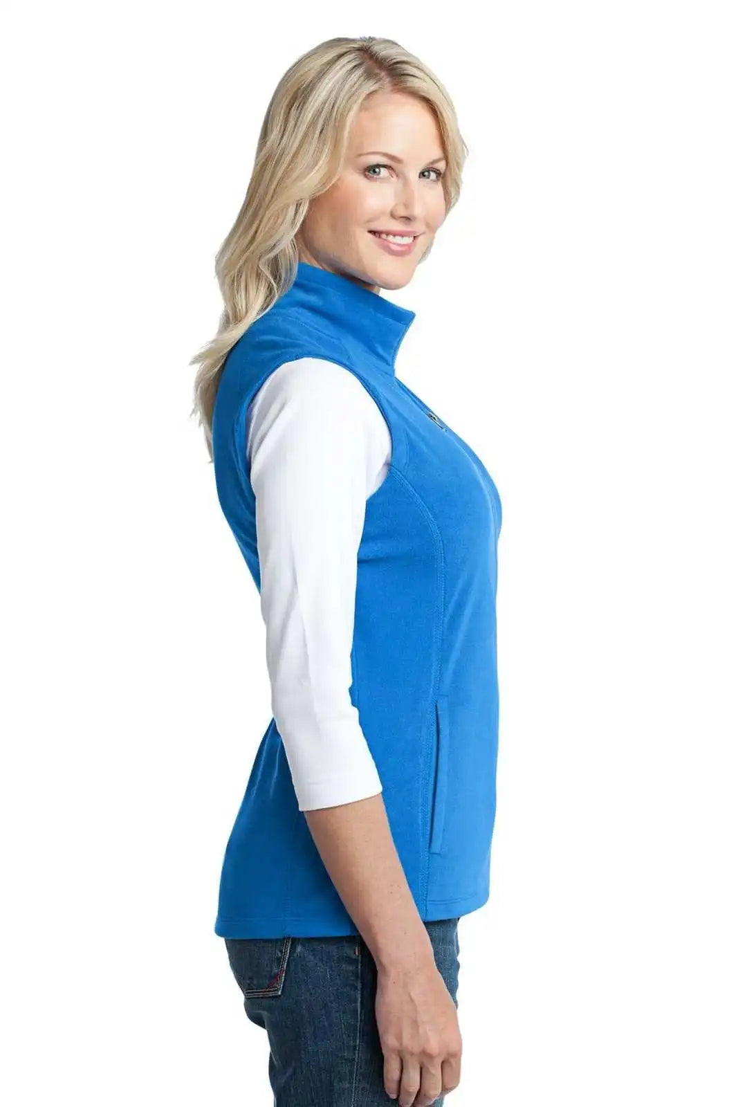 Port Authority L226 Ladies Microfleece Vest - Light Royal
