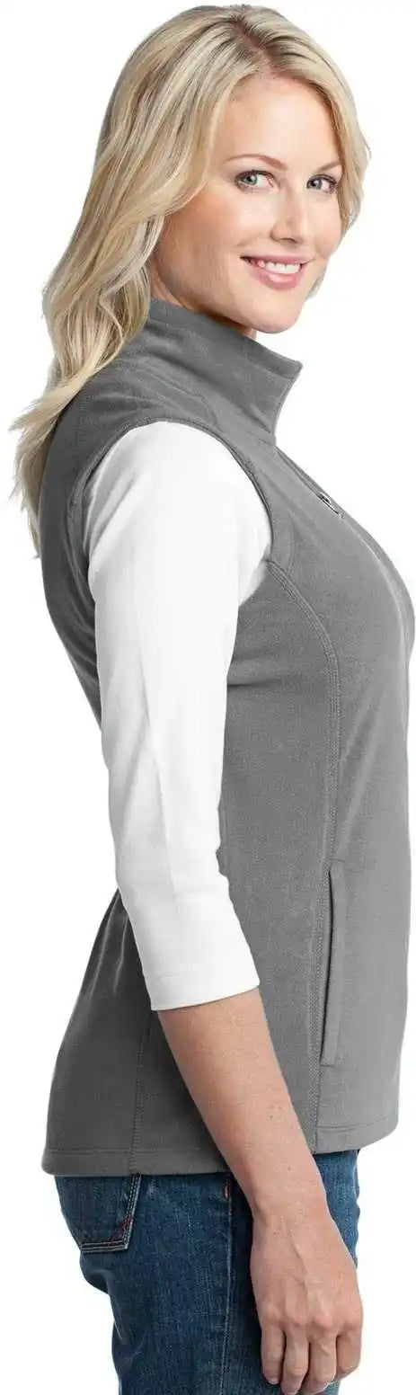 Port Authority L226 Ladies Microfleece Vest - Pearl Gray