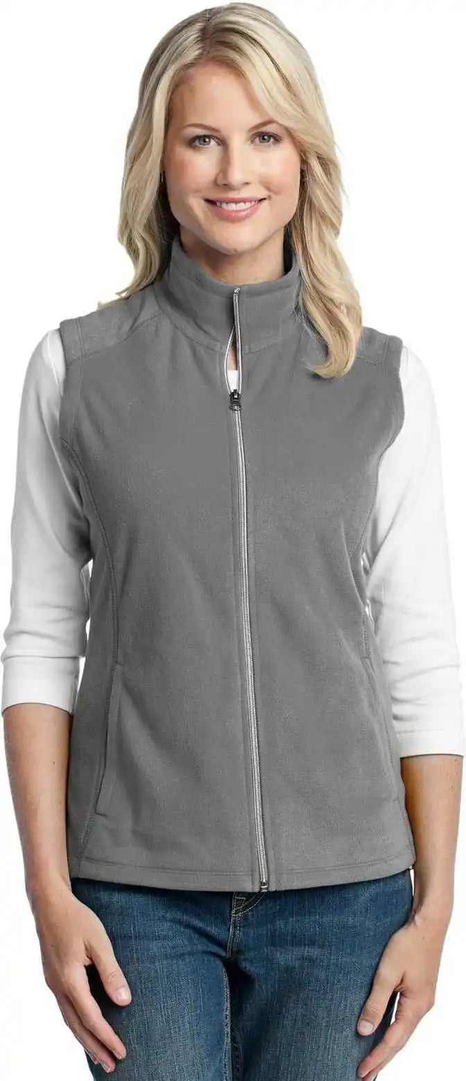 Port Authority L226 Ladies Microfleece Vest - Pearl Gray