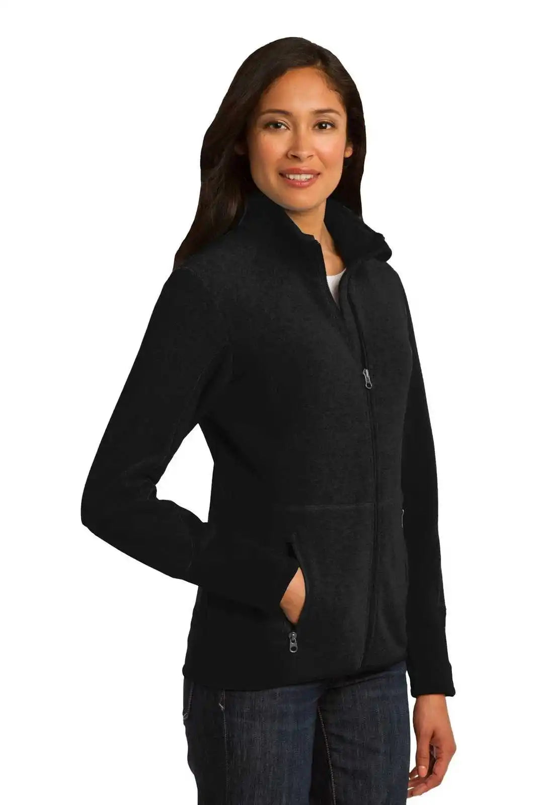 Port Authority L227 Ladies R-tek Pro Fleece Full-zip Jacket - Black