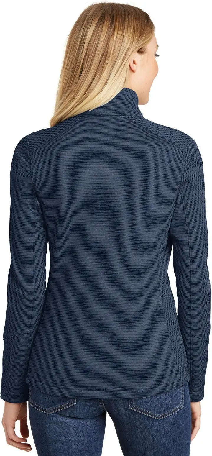 Port Authority L231 Women’s Digi Stripe Fleece Jacket - Navy