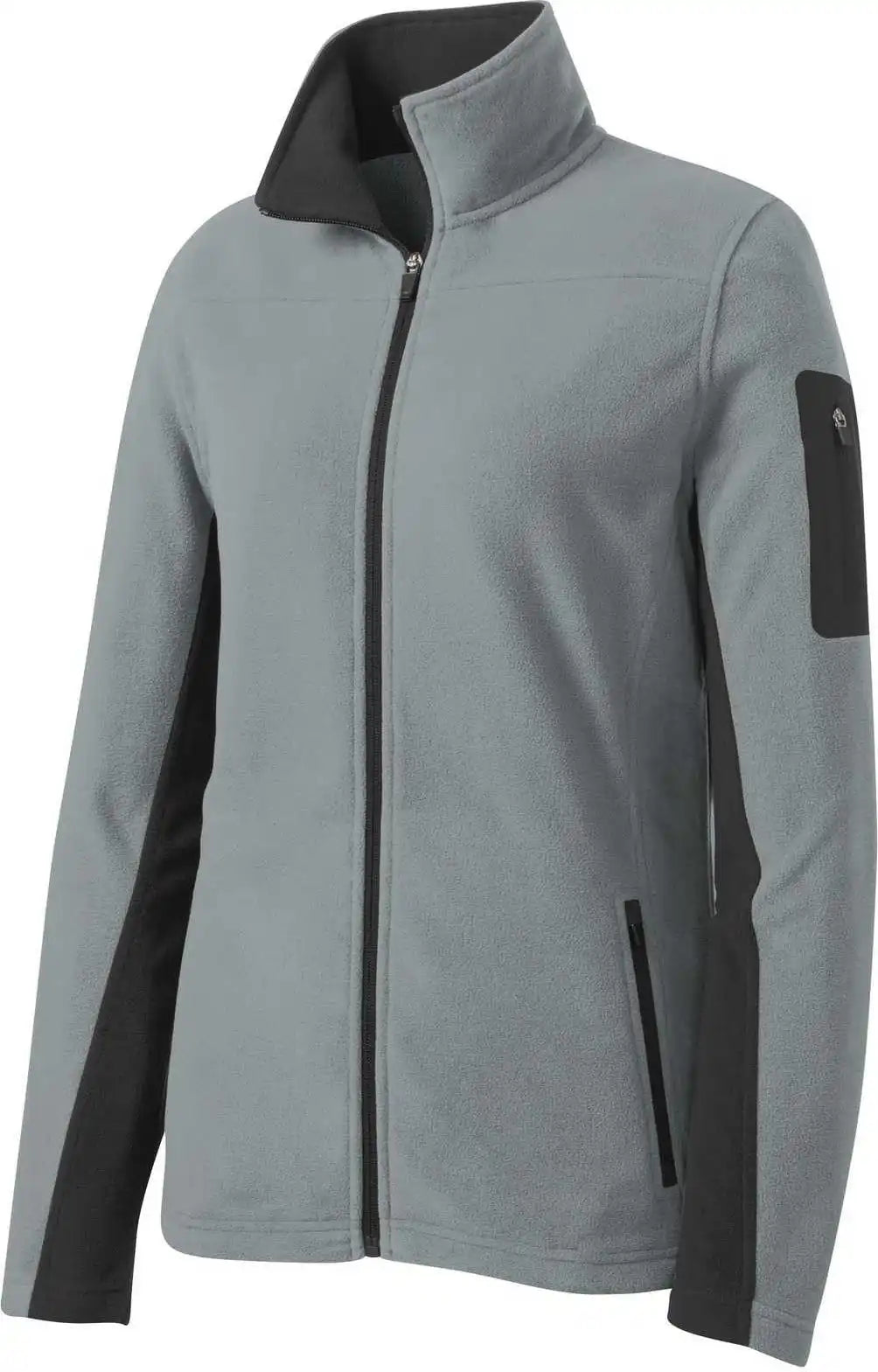 Port Authority L233 Ladies Summit Fleece Full Zip Jacket Frost Gray Magnet