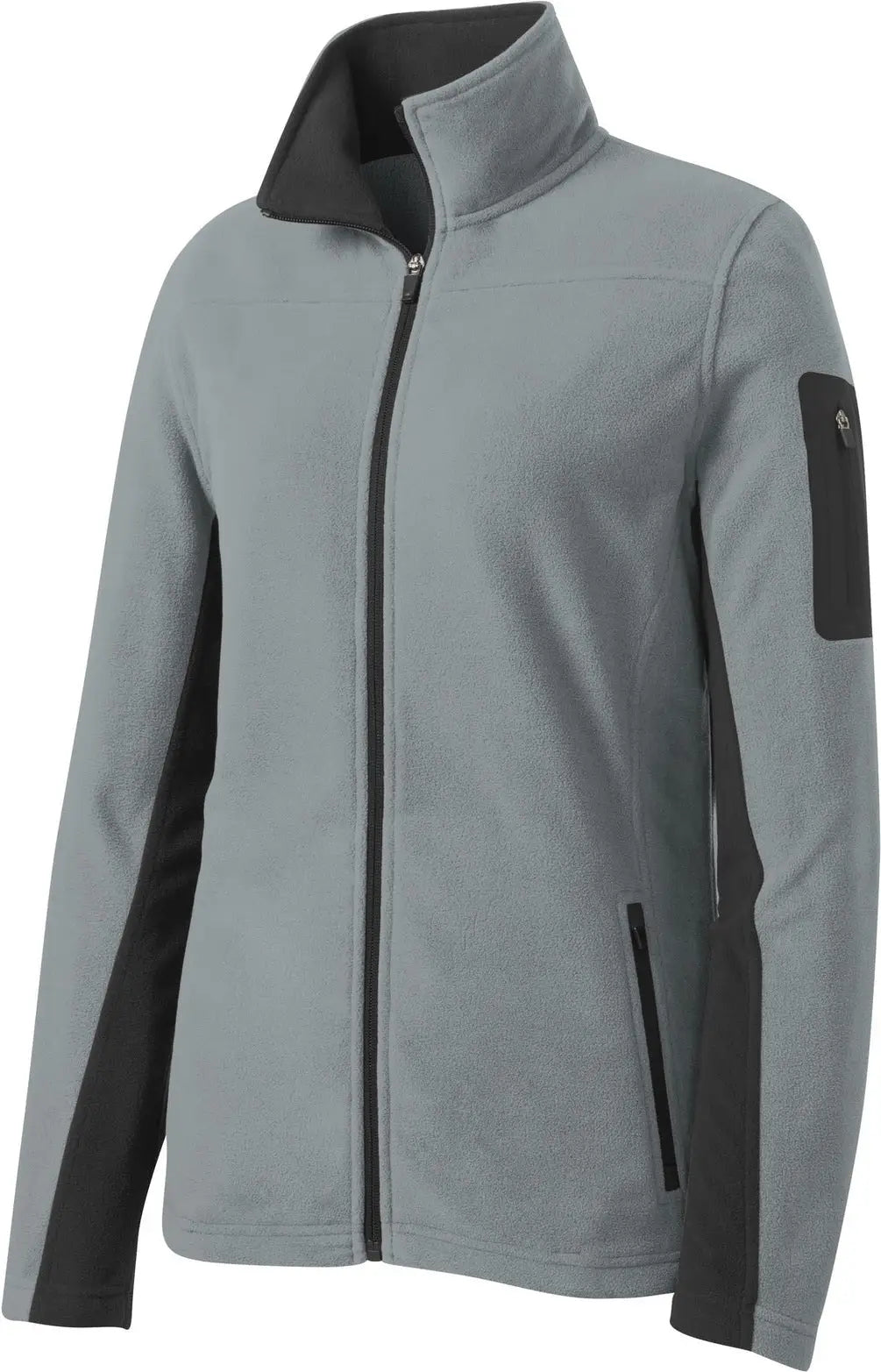 Port Authority L233 Women’s Summit Fleece Full-zip Jacket - Frost Gray Magnet