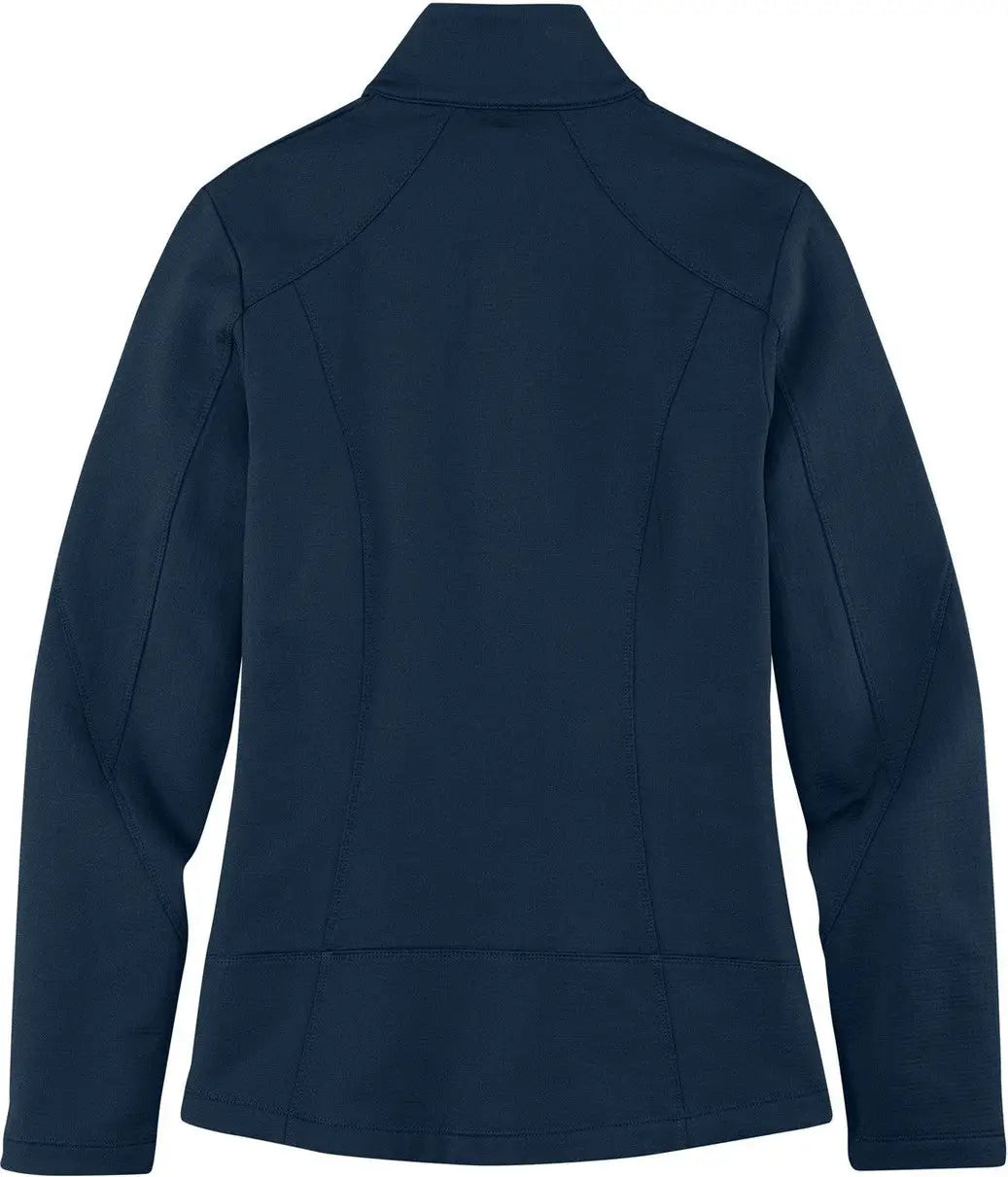 Port Authority L239 Women’s Grid Fleece Jacket - River Blue Navy