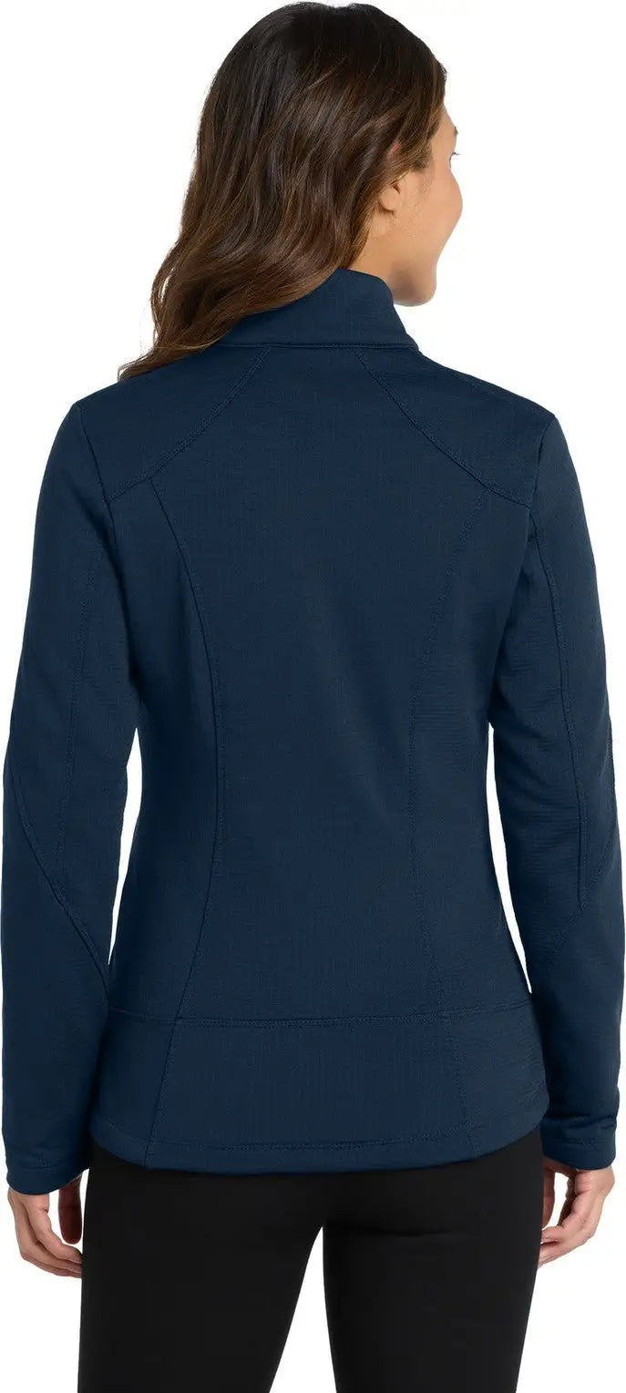 Port Authority L239 Women’s Grid Fleece Jacket - River Blue Navy