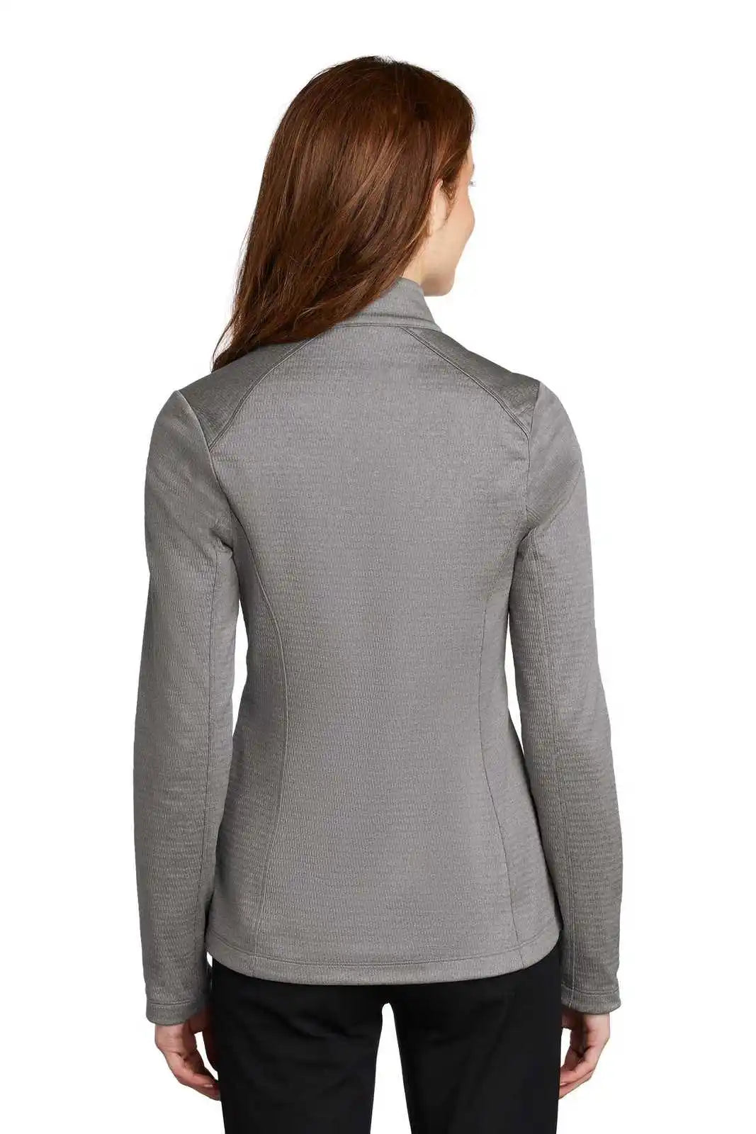 Port Authority L249 Ladies Diamond Heather Fleece Full-zip Jacket L249gusty Gray