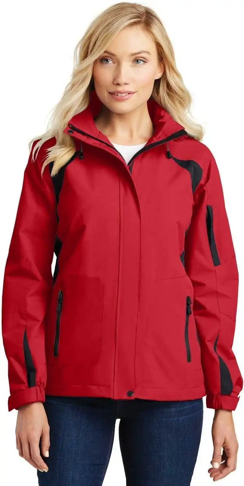Port Authority L304 Ladies All-season Ii Jacket - True Red Black