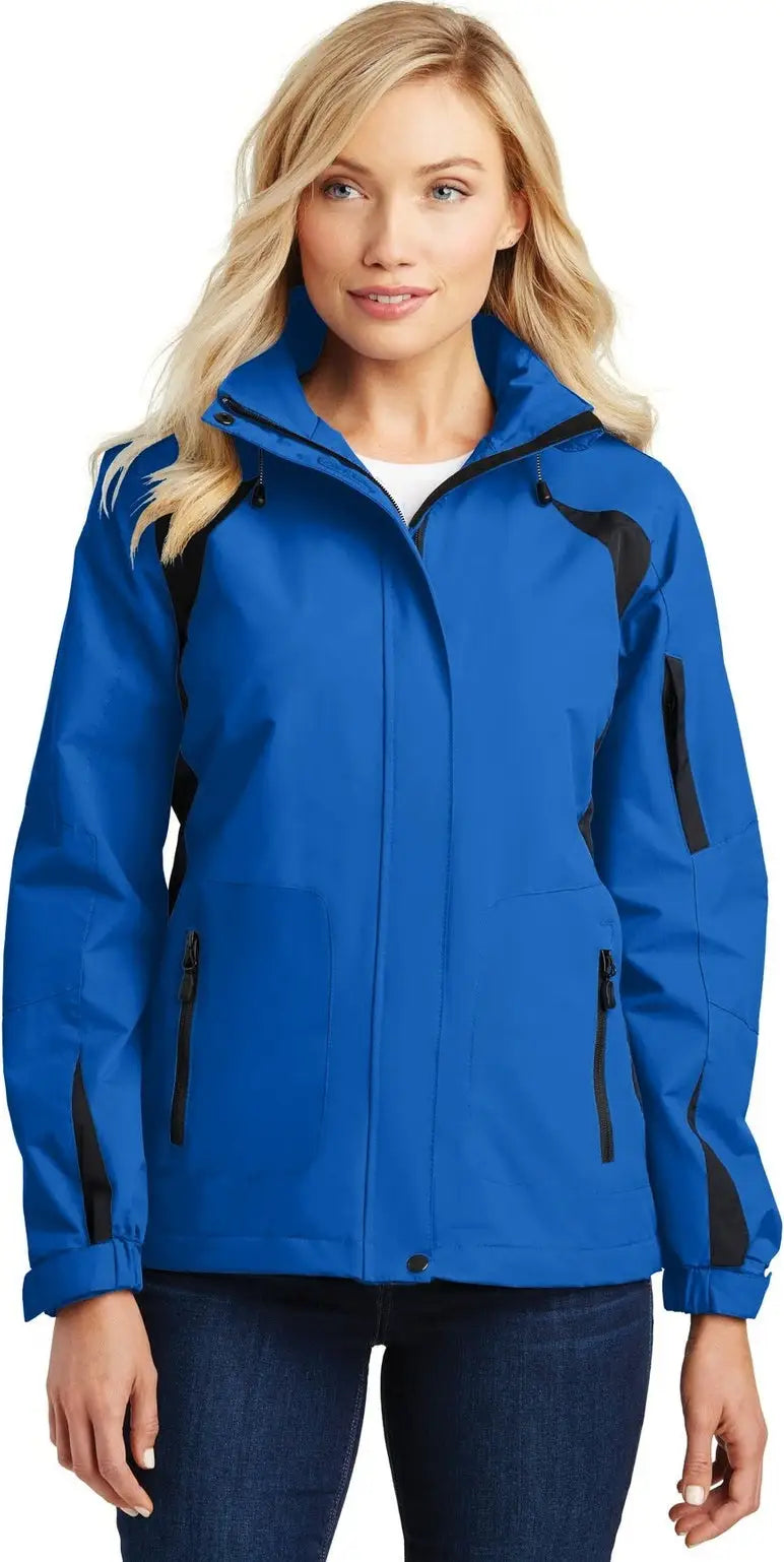 Port Authority L304 Women’s All-season Ii Jacket - Snorkel Blue Black - Blue/ / Ladies Xs