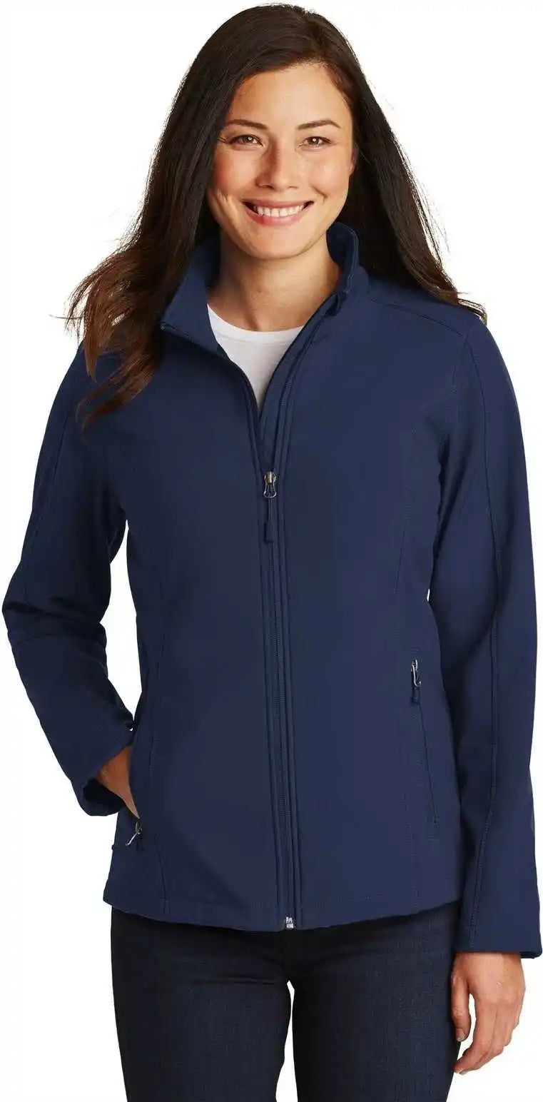 Port Authority L317 Ladies Core Soft Shell Jacket Dress Blue Navy