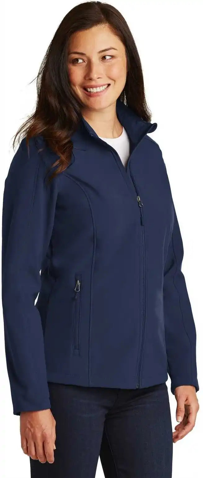 Port Authority L317 Ladies Core Soft Shell Jacket Dress Blue Navy