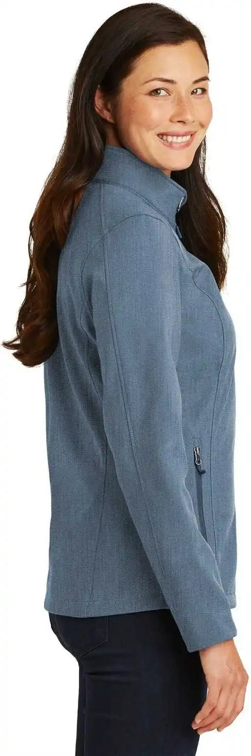 Port Authority L317 Ladies Core Soft Shell Jacket - Navy Heather