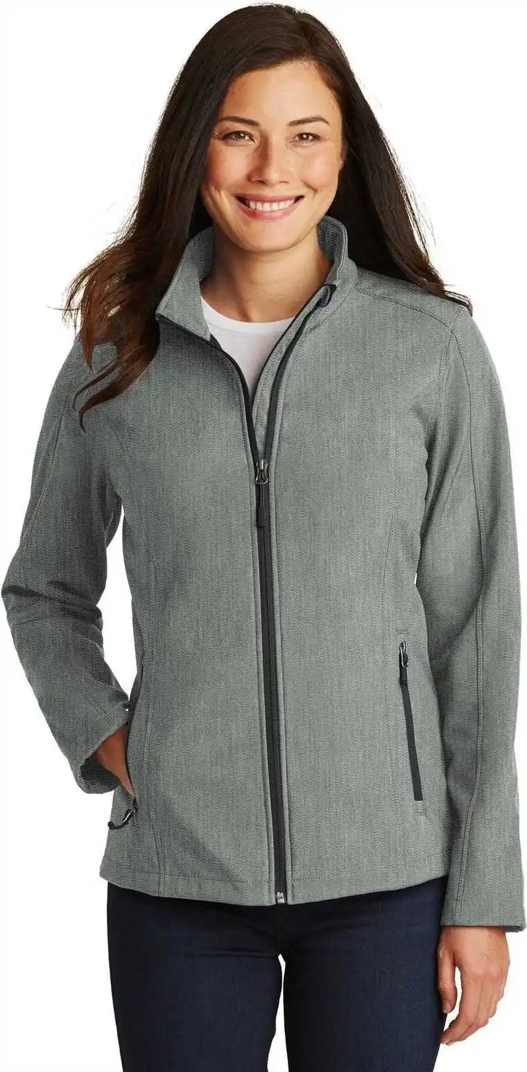 Port Authority L317 Ladies Core Soft Shell Jacket - Pearl Gray Heather