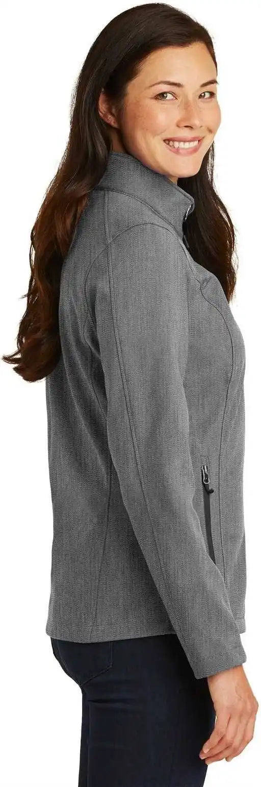 Port Authority L317 Ladies Core Soft Shell Jacket - Pearl Gray Heather
