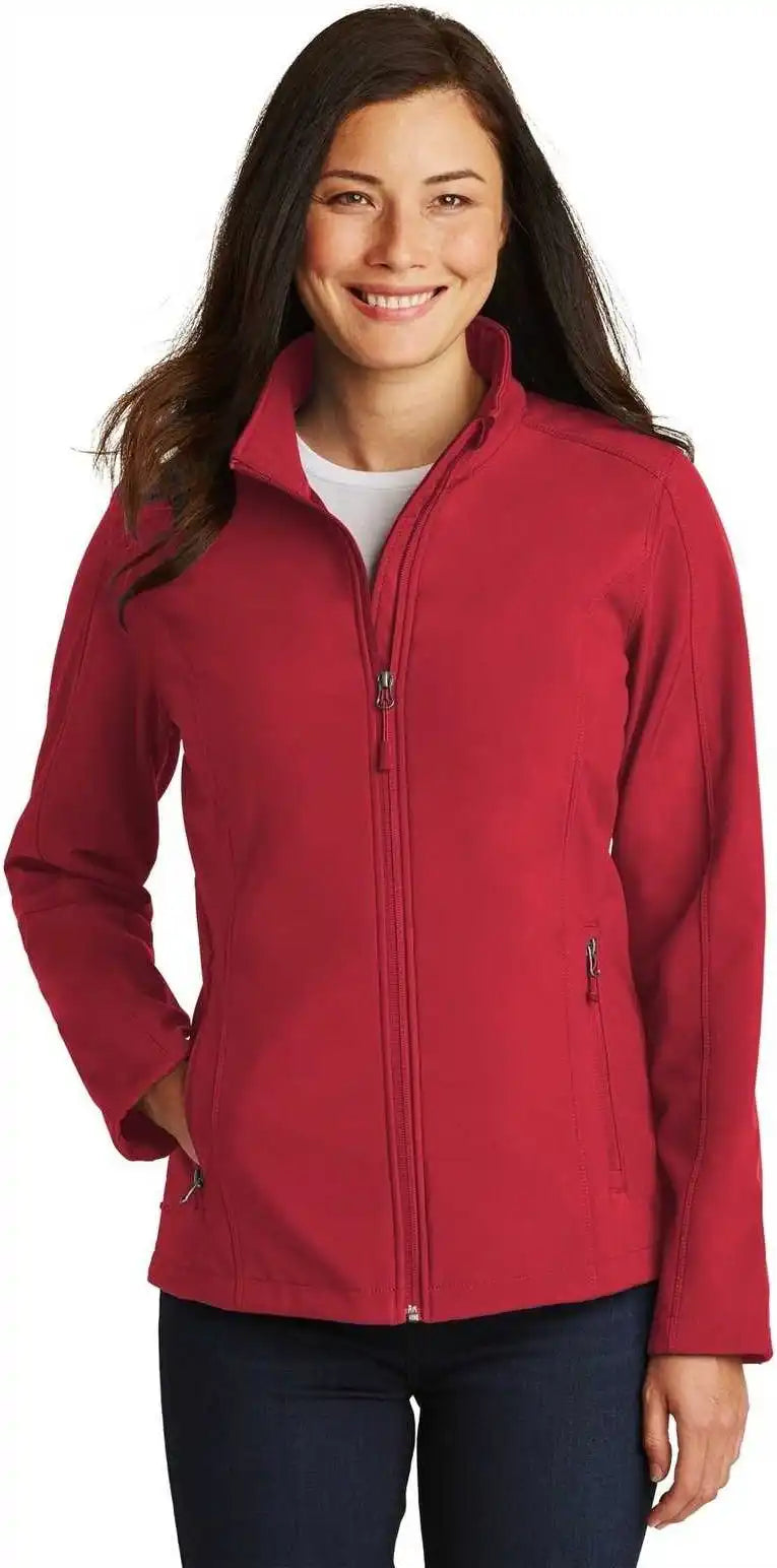 Port Authority L317 Ladies Core Soft Shell Jacket - Rich Red