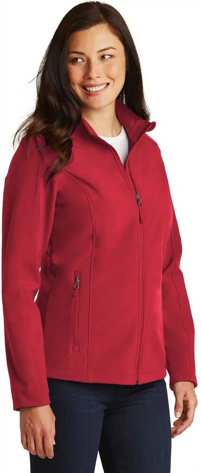 Port Authority L317 Ladies Core Soft Shell Jacket - Rich Red