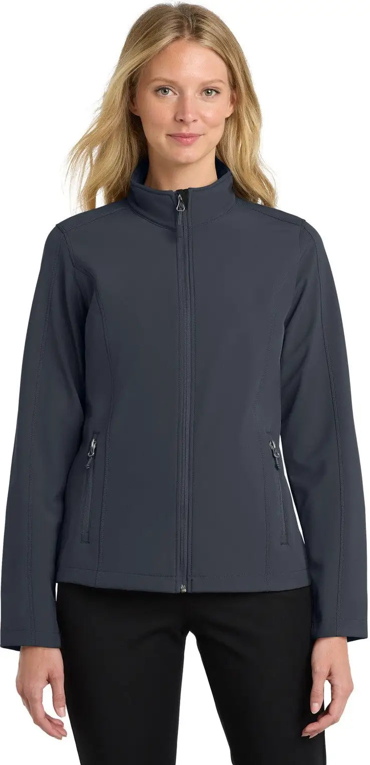 Port Authority L317 Women’s Core Soft Shell Jacket - Battleship Gray