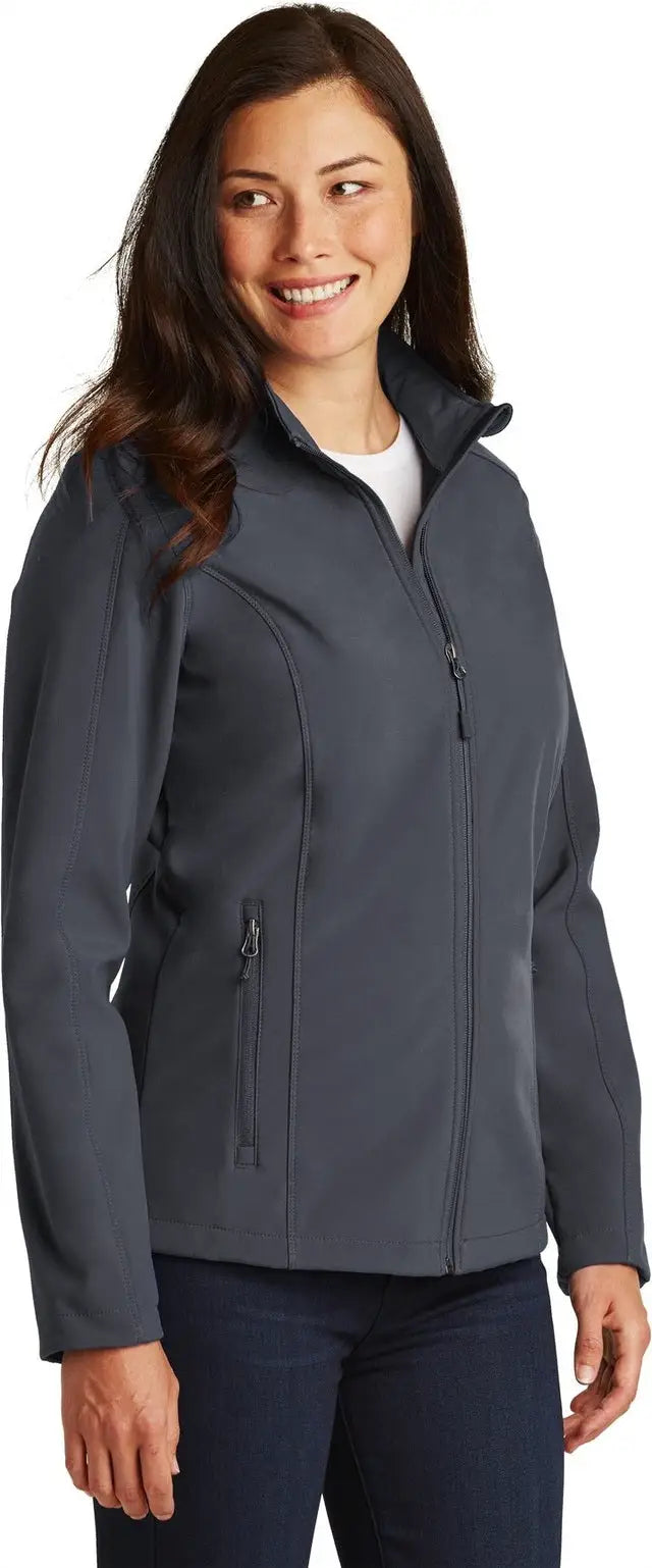 Port Authority L317 Women’s Core Soft Shell Jacket - Battleship Gray