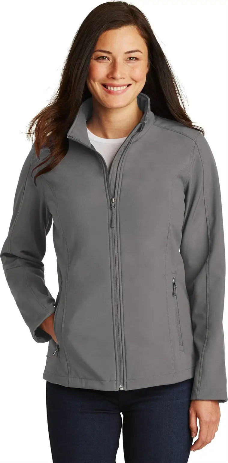 Port Authority L317 Women’s Core Soft Shell Jacket - Deep Smoke - Ladies Xs