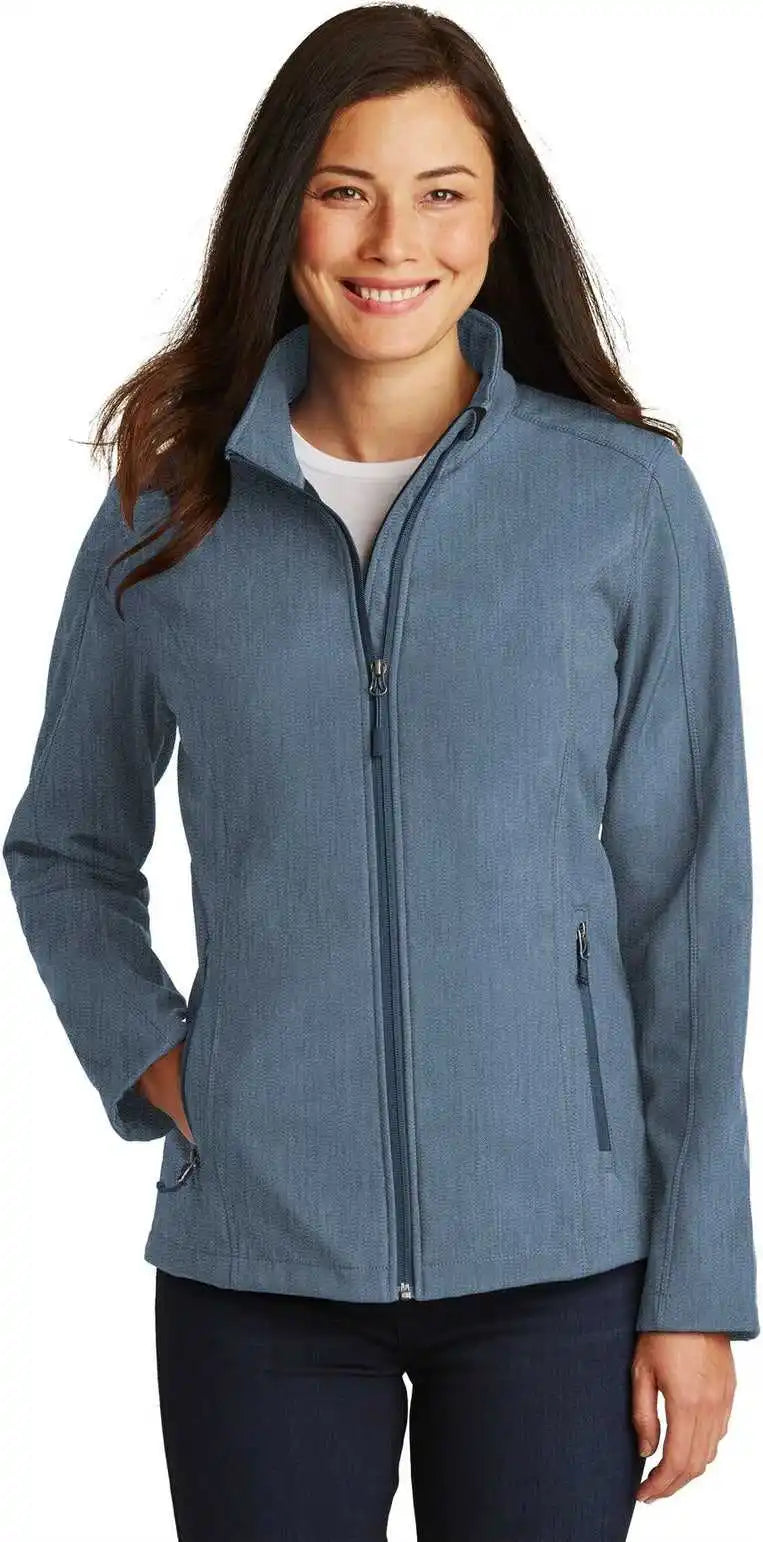 Port Authority L317 Women’s Core Soft Shell Jacket - Navy Heather