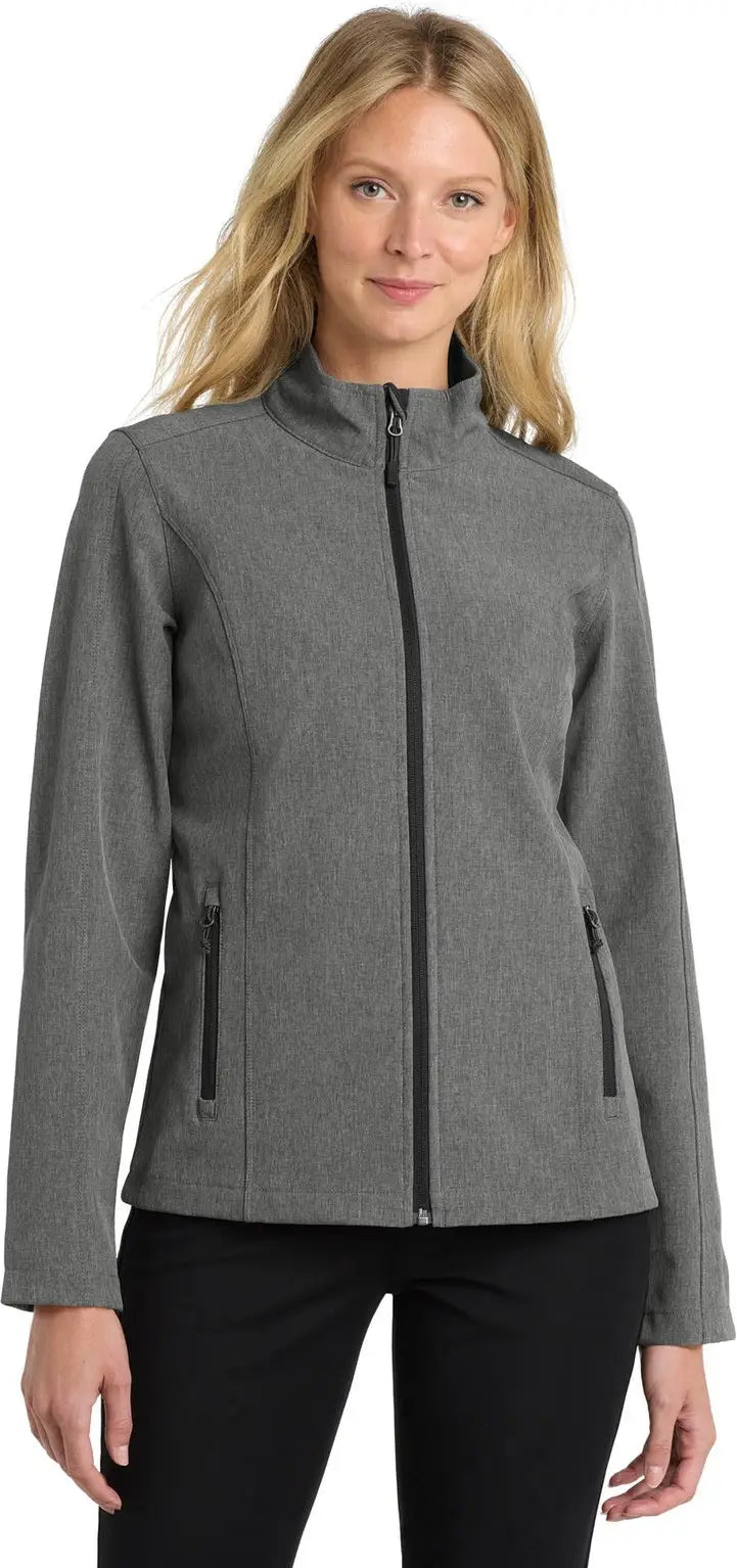 Port Authority L317 Women’s Core Soft Shell Jacket - Pearl Gray Heather