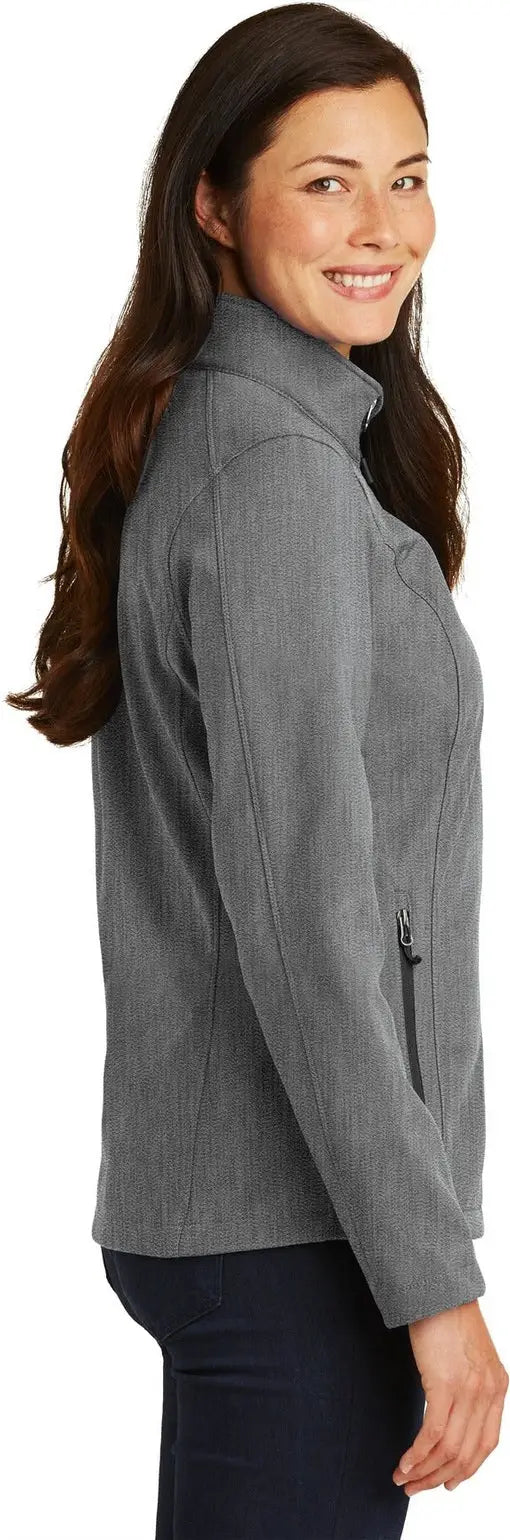 Port Authority L317 Women’s Core Soft Shell Jacket - Pearl Gray Heather