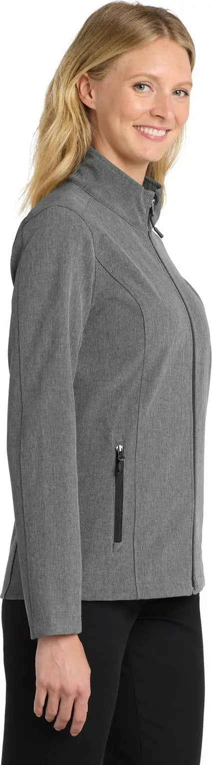 Port Authority L317 Women’s Core Soft Shell Jacket - Pearl Gray Heather