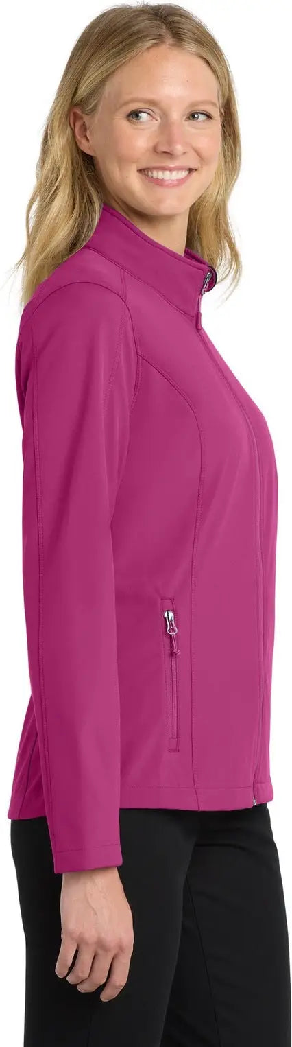 Port Authority L317 Women’s Core Soft Shell Jacket - Very Berry