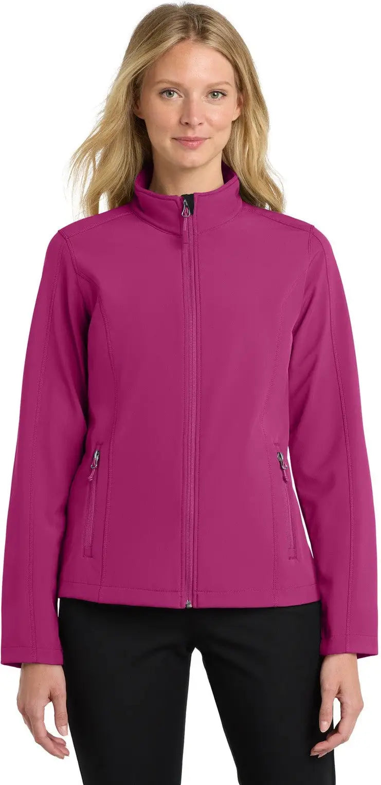 Port Authority L317 Women’s Core Soft Shell Jacket - Very Berry