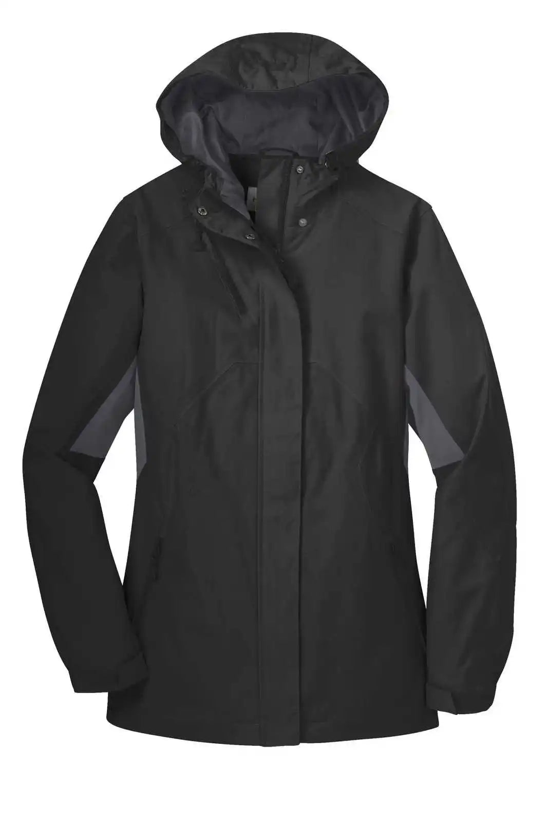 Port Authority L322 Ladies Cascade Waterproof Jacket - Black Magnet