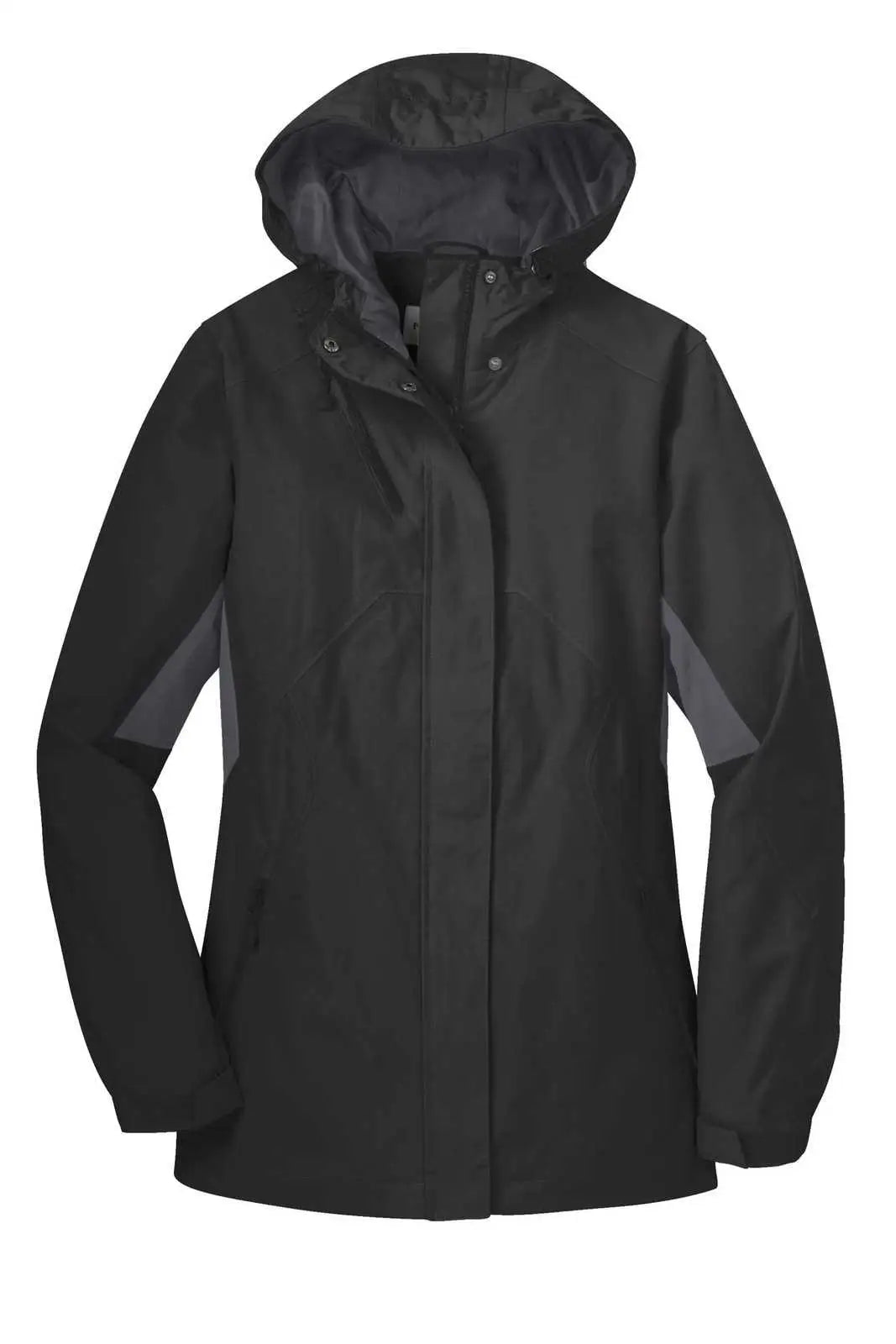 Port Authority L322 Ladies Cascade Waterproof Jacket - Black Magnet