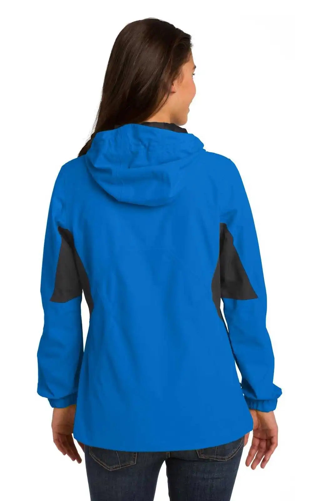Port Authority L322 Ladies Cascade Waterproof Jacket - Imperial Blue Black