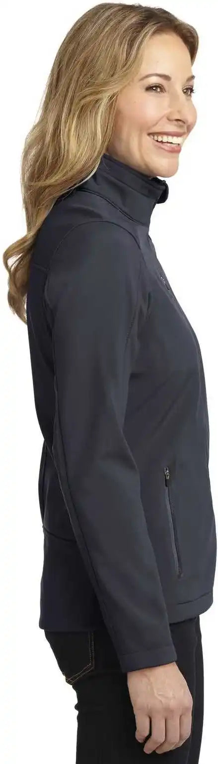 Port Authority L324 Ladies Welded Soft Shell Jacket - Battleship Gray