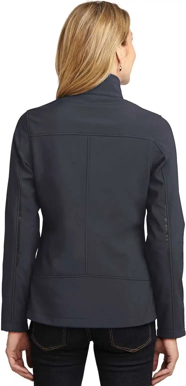 Port Authority L324 Ladies Welded Soft Shell Jacket - Battleship Gray