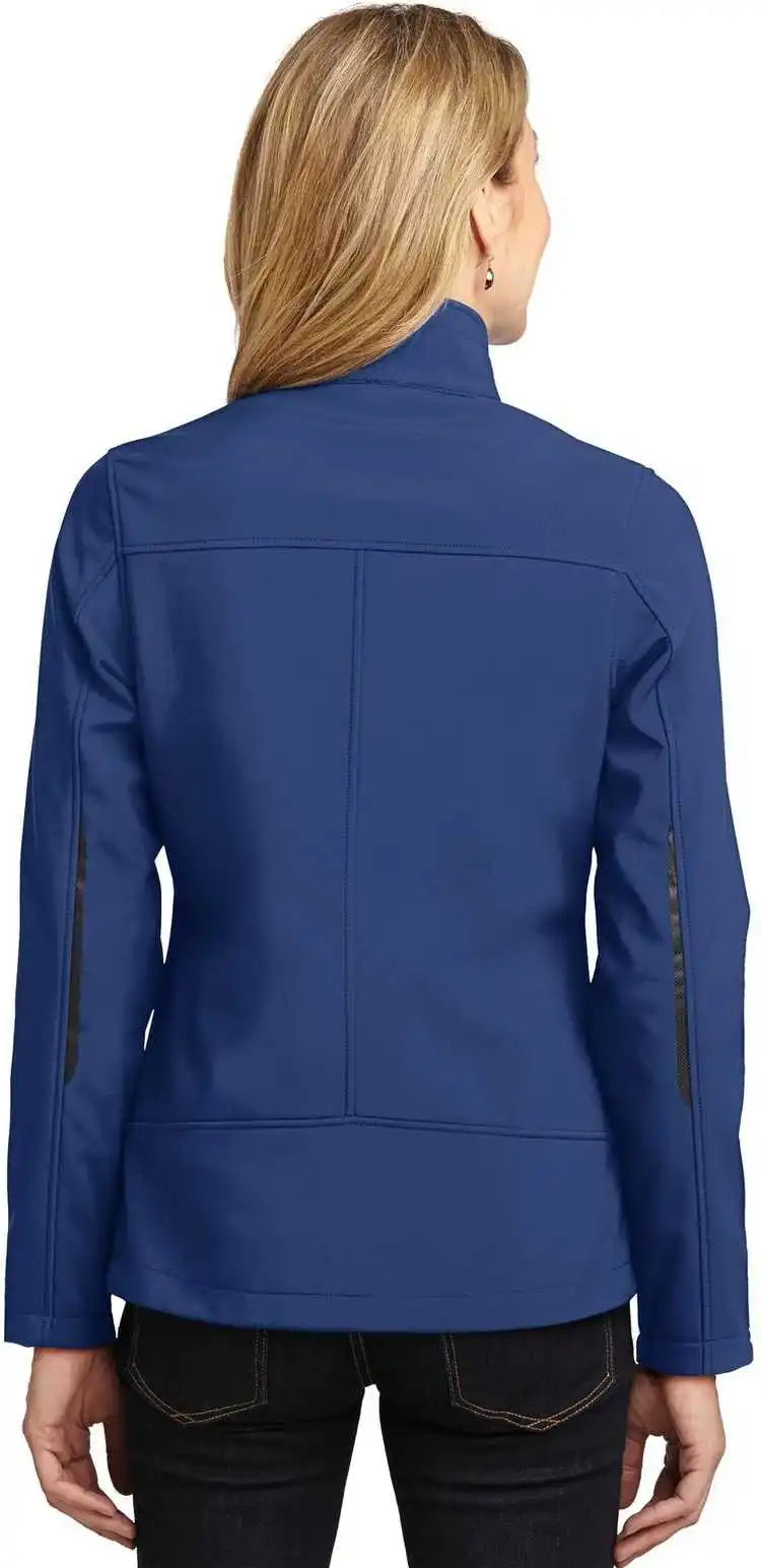 Port Authority L324 Ladies Welded Soft Shell Jacket Estate Blue