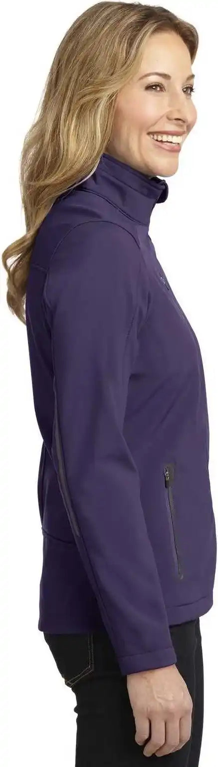 Port Authority L324 Ladies Welded Soft Shell Jacket - Posh Purple