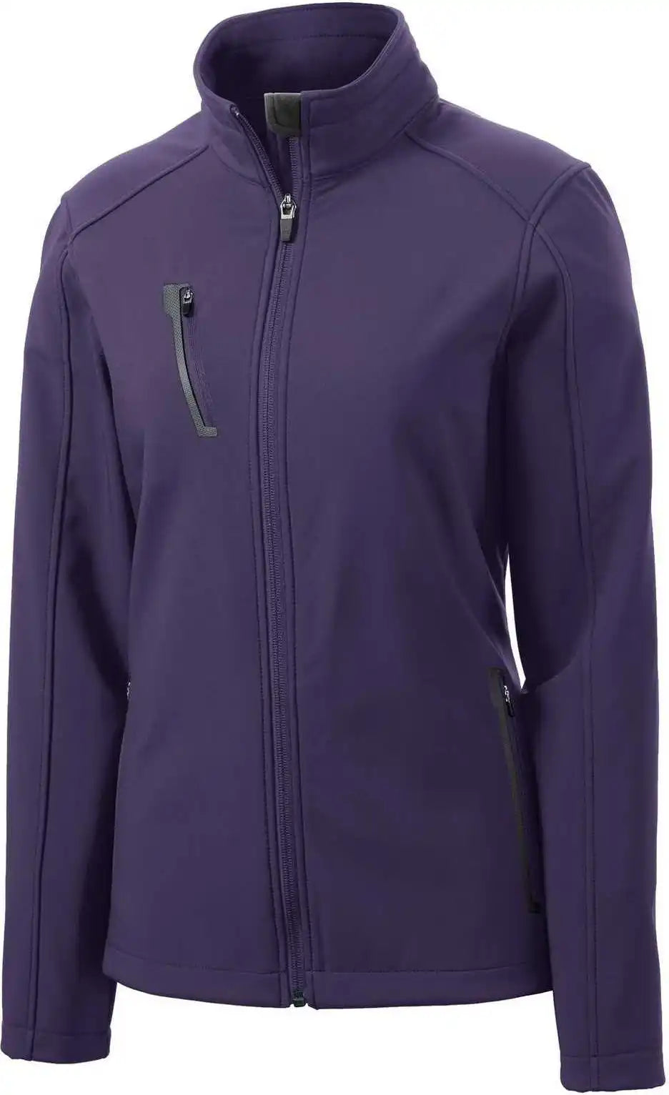 Port Authority L324 Ladies Welded Soft Shell Jacket - Posh Purple