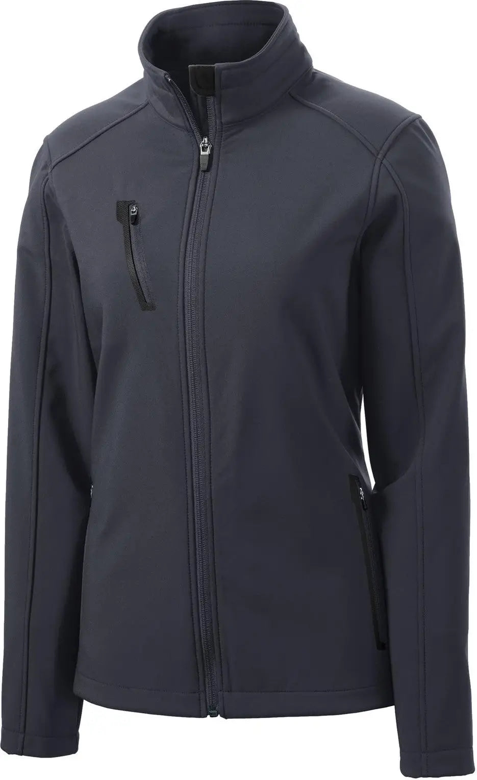 Port Authority L324 Women’s Welded Soft Shell Jacket - Battleship Gray